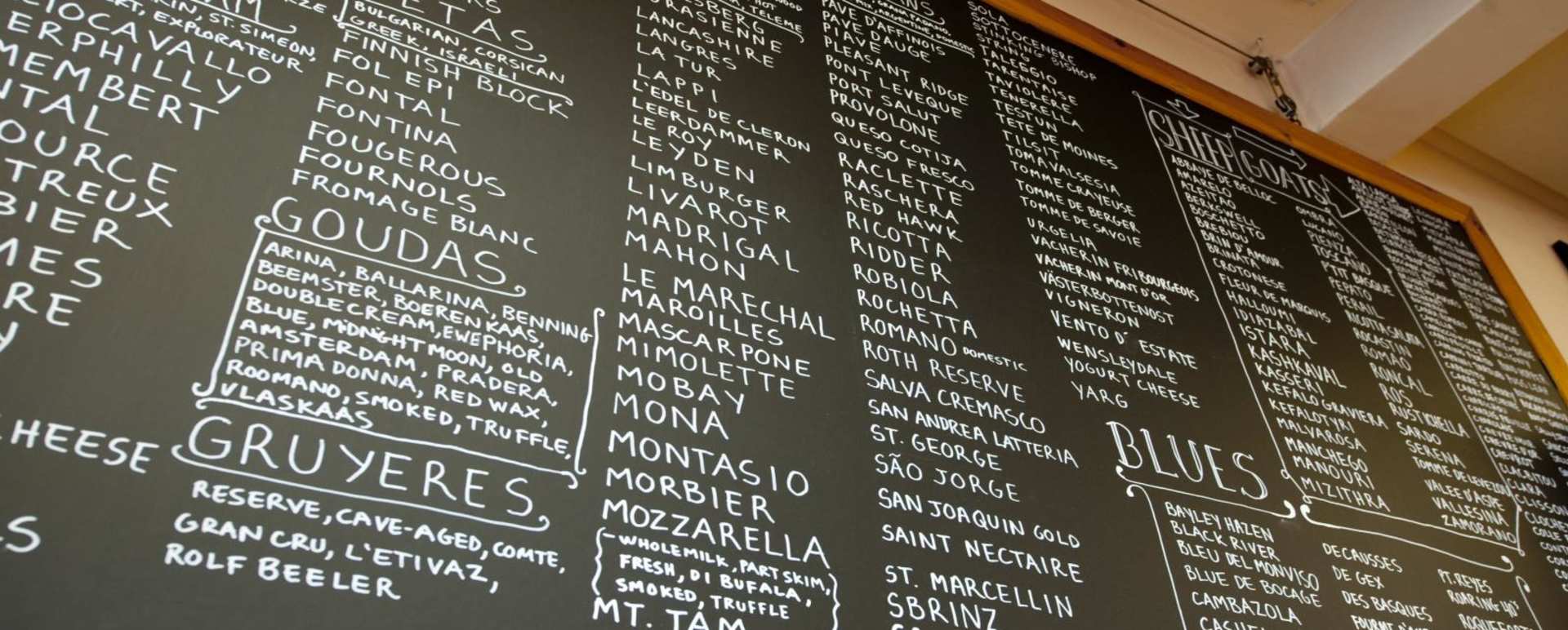 Cheese Board at Ferry Building - Gourmet Road Trip