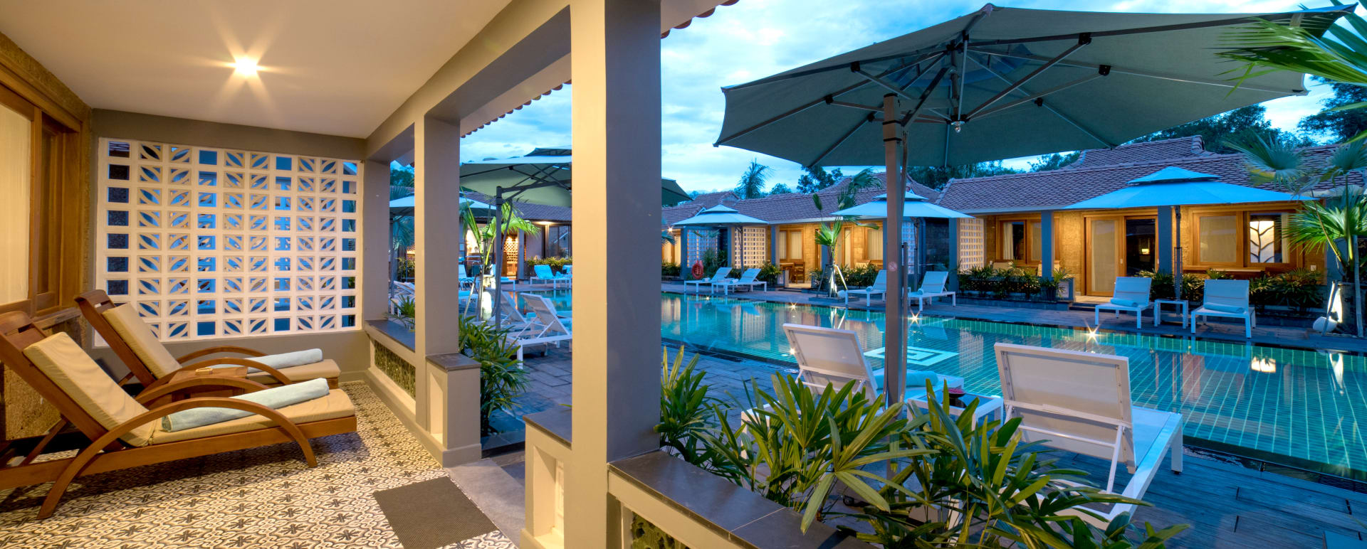 Pool Access Villa Outside  