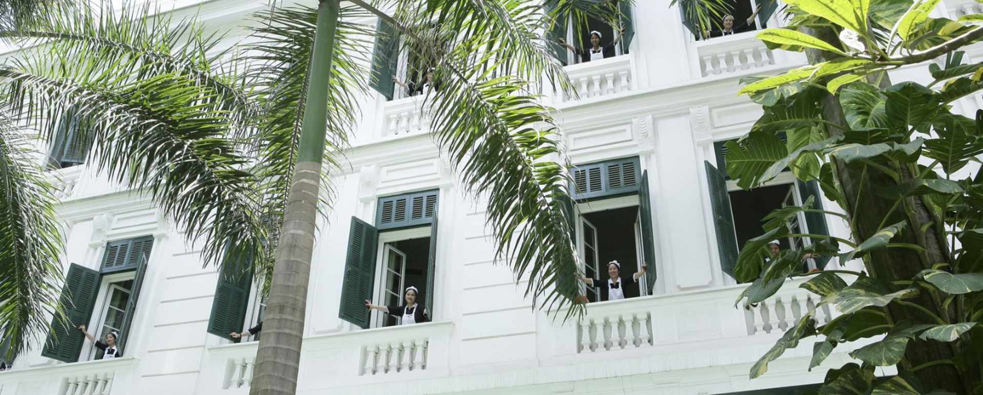View to the bedrooms - Sofitel Metropole