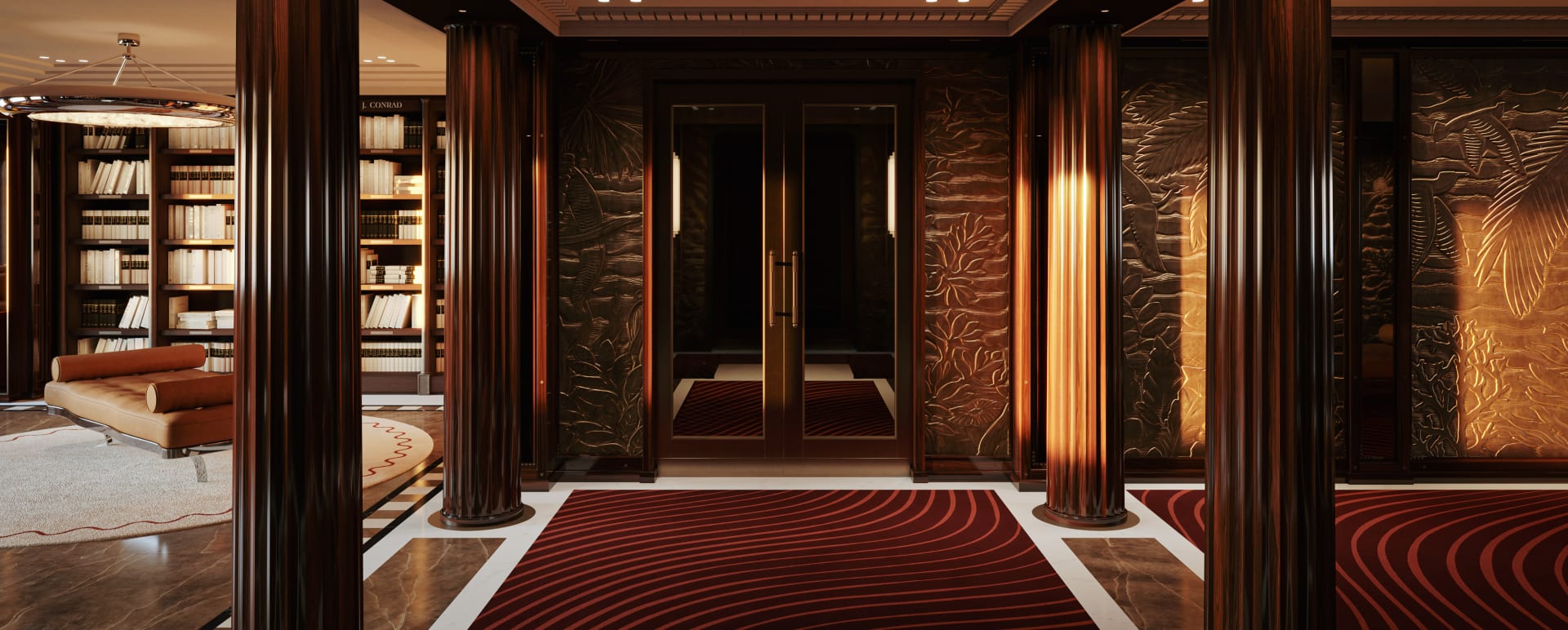 ship lobby 