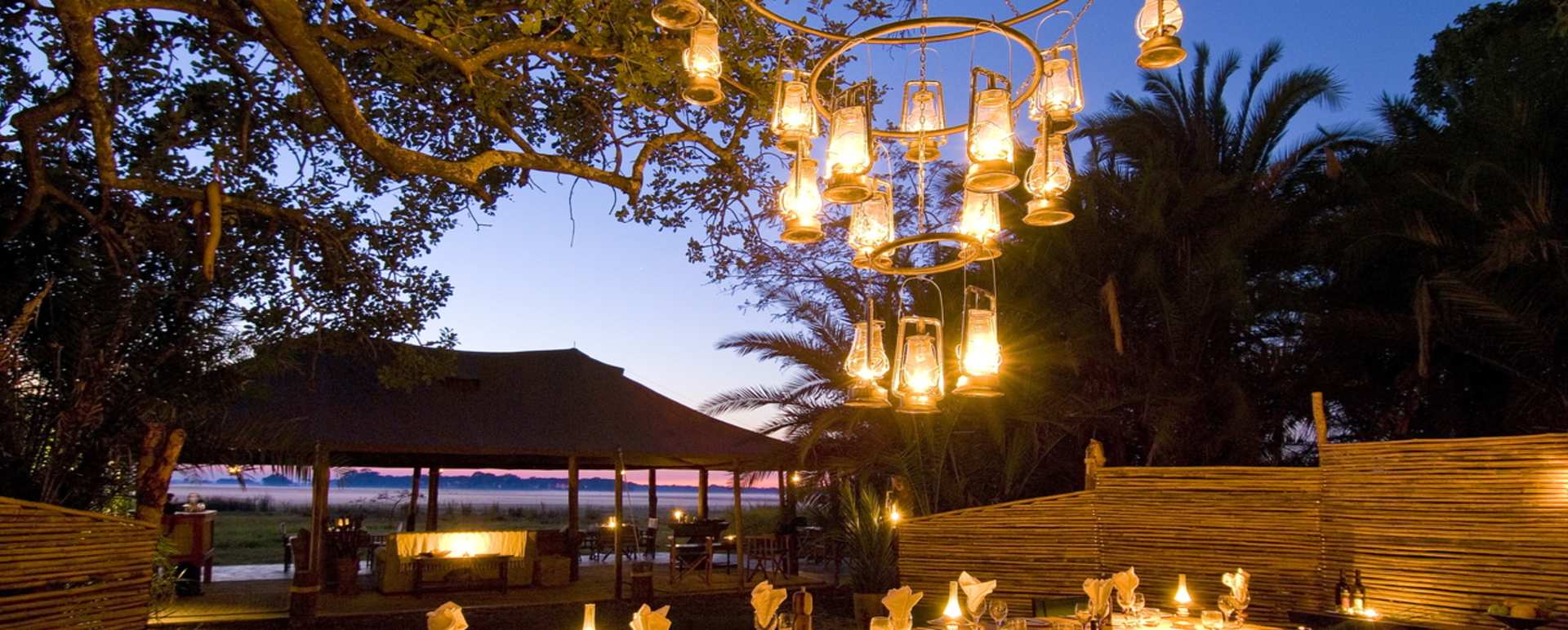 Evening Meal - Busanga Bush Camp