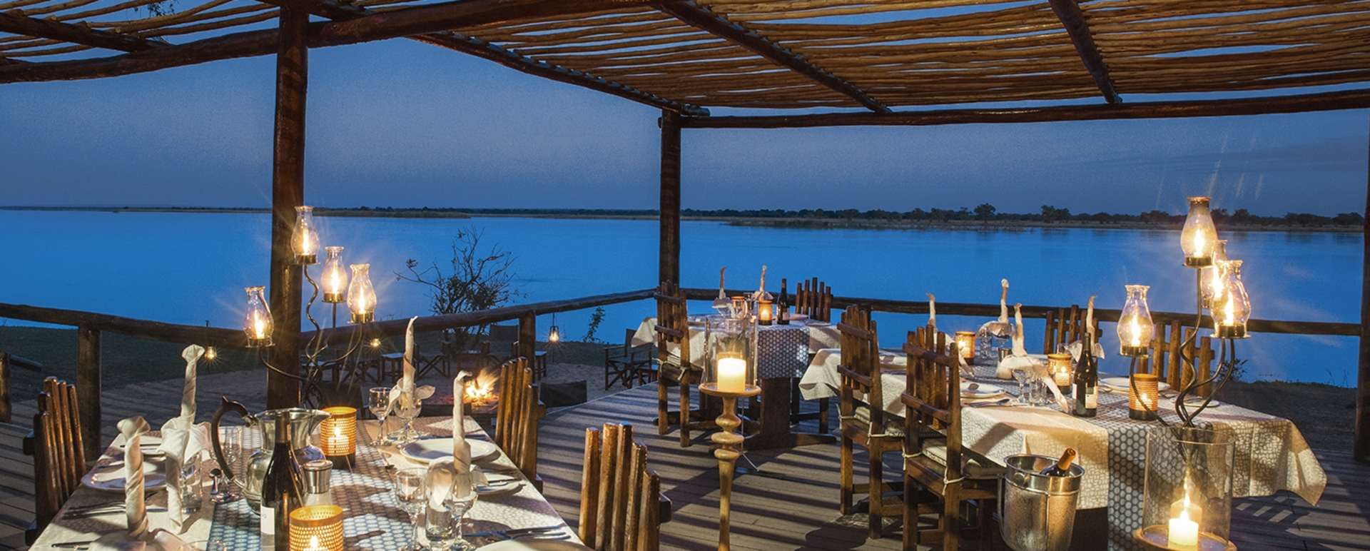 Dining Deck - Chiawa Camp