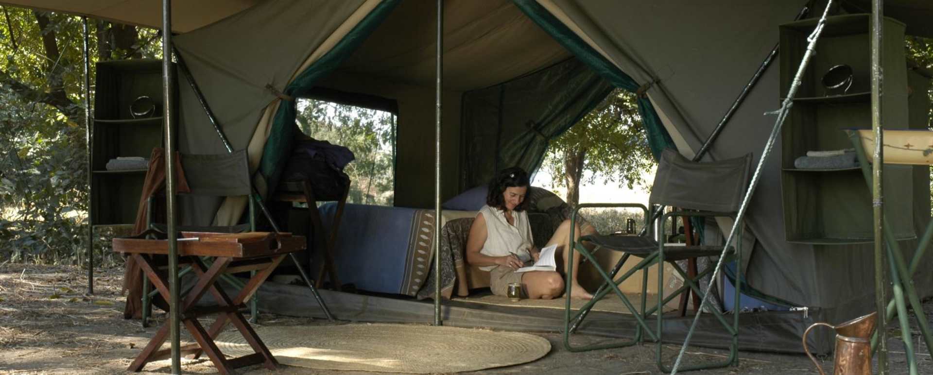 Tent exterior - RPS Mobile Camp