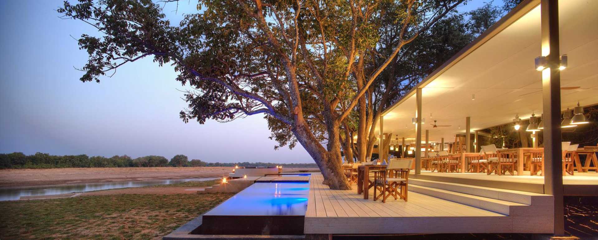 Dining area at Chinzombo - Ultimate Zambia and Malawi