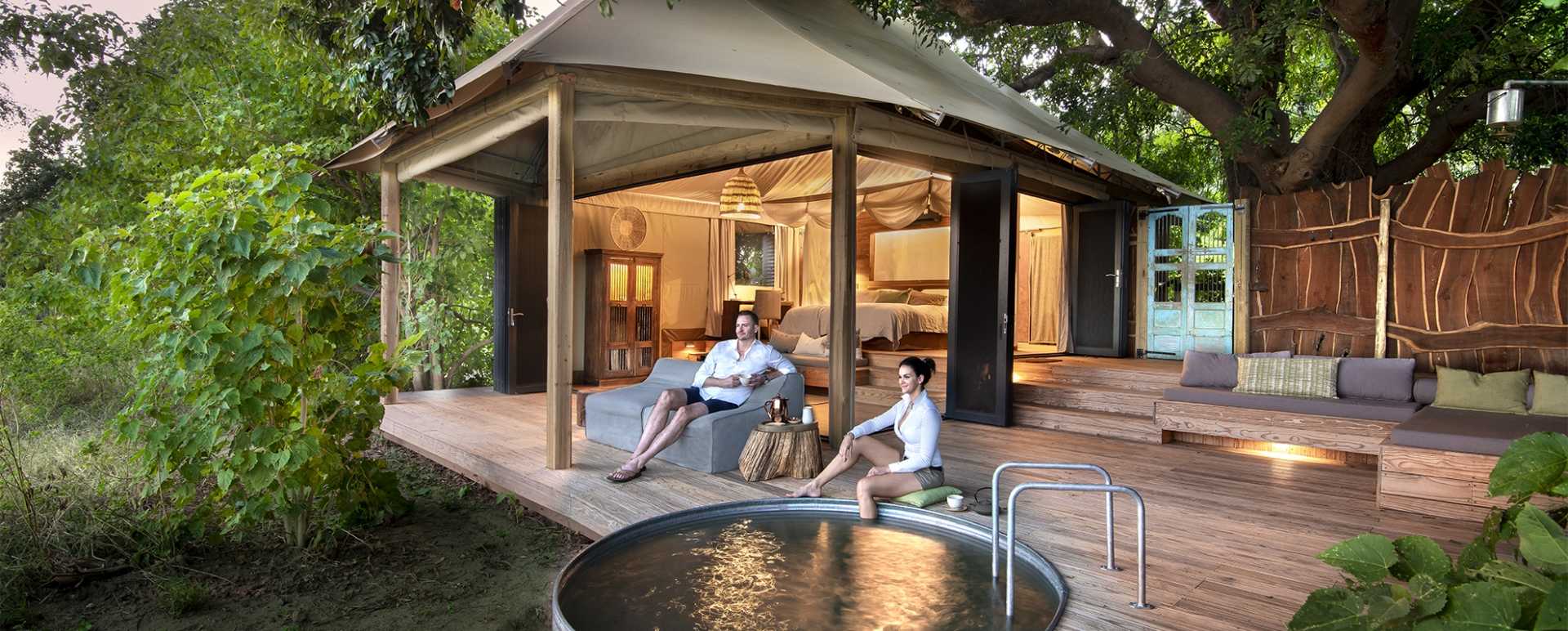 Private deck and plunge pool  