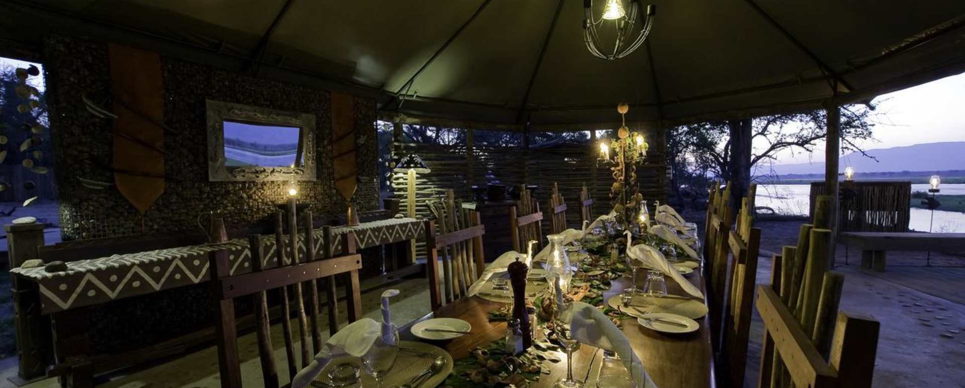Dinner - Rukomechi Camp