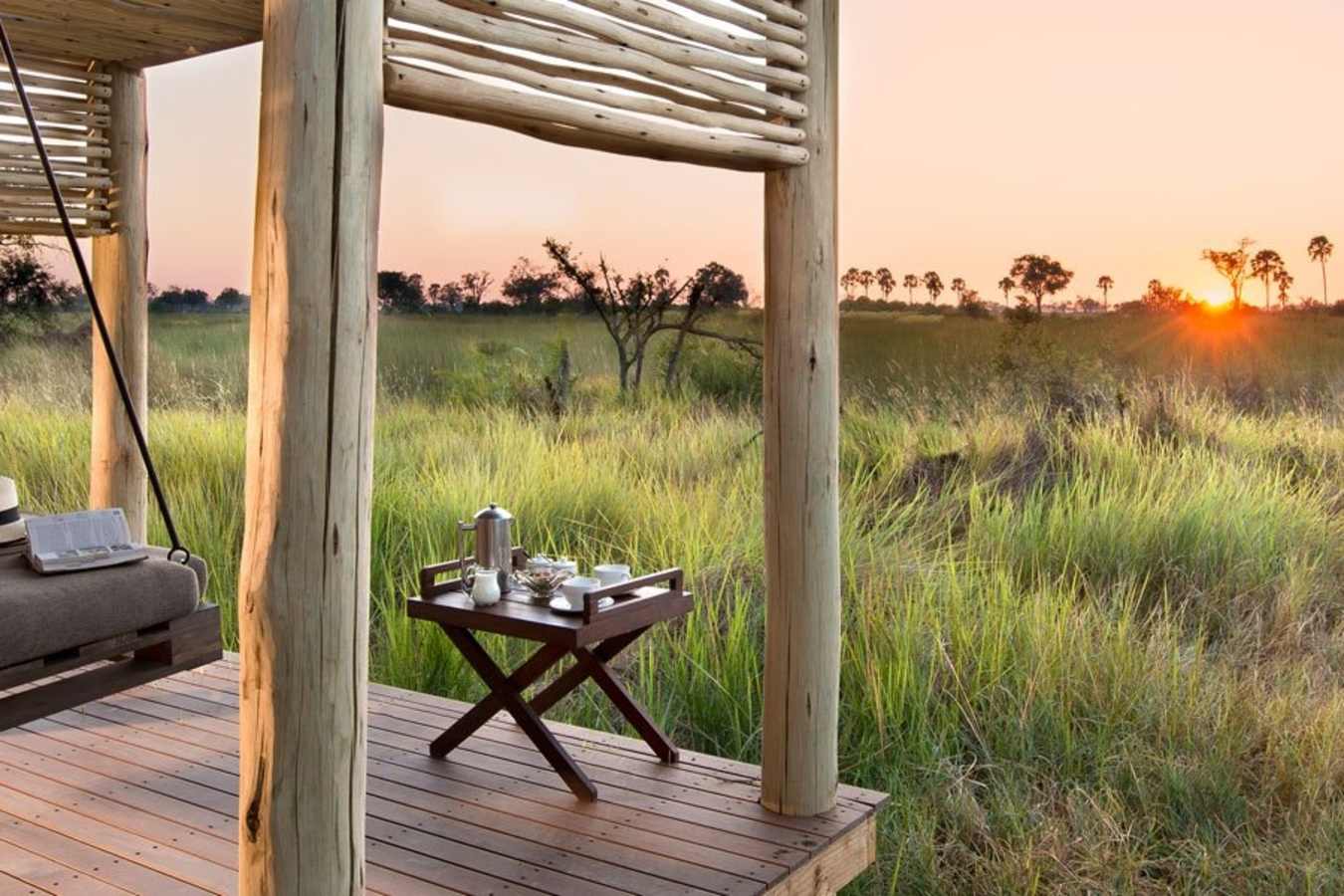 Sunset - Okavango Delta and Moremi