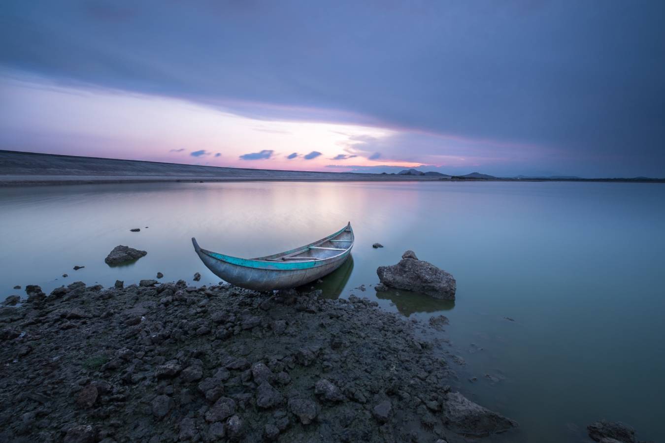 Boat on lake - Lake Malawi