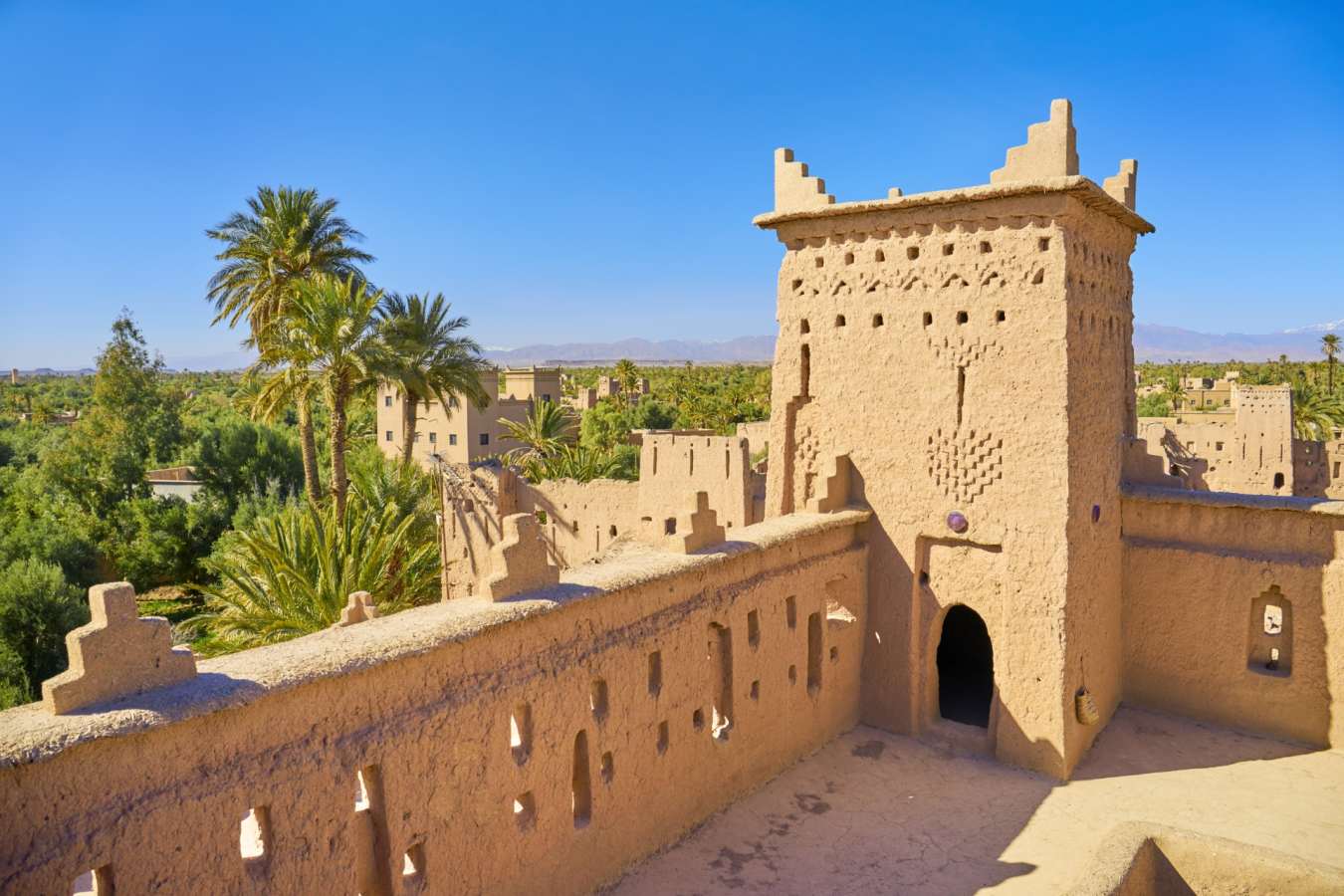 Kasbah rooftop - Skoura