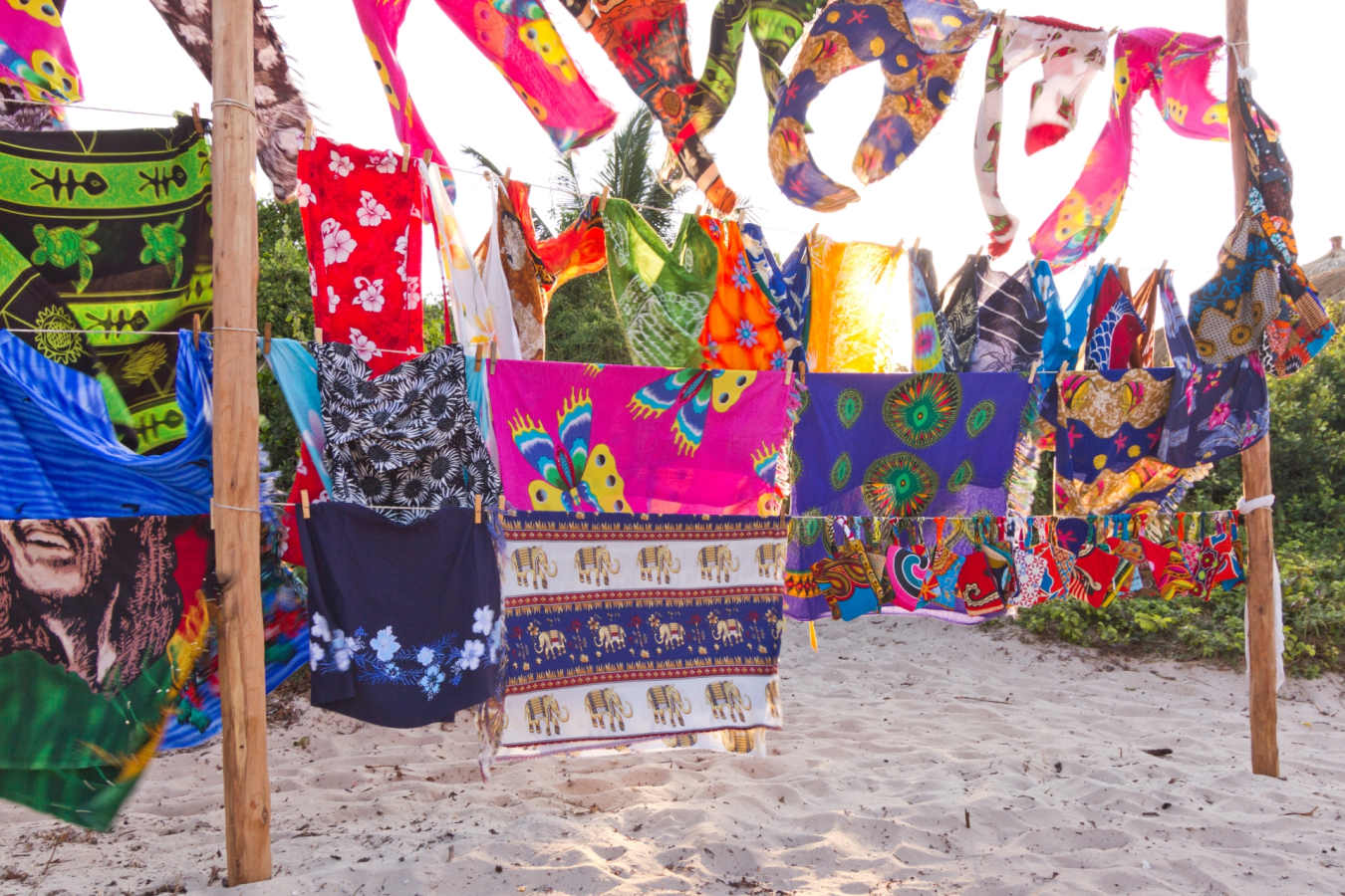 Stall on the beach - Mozambique