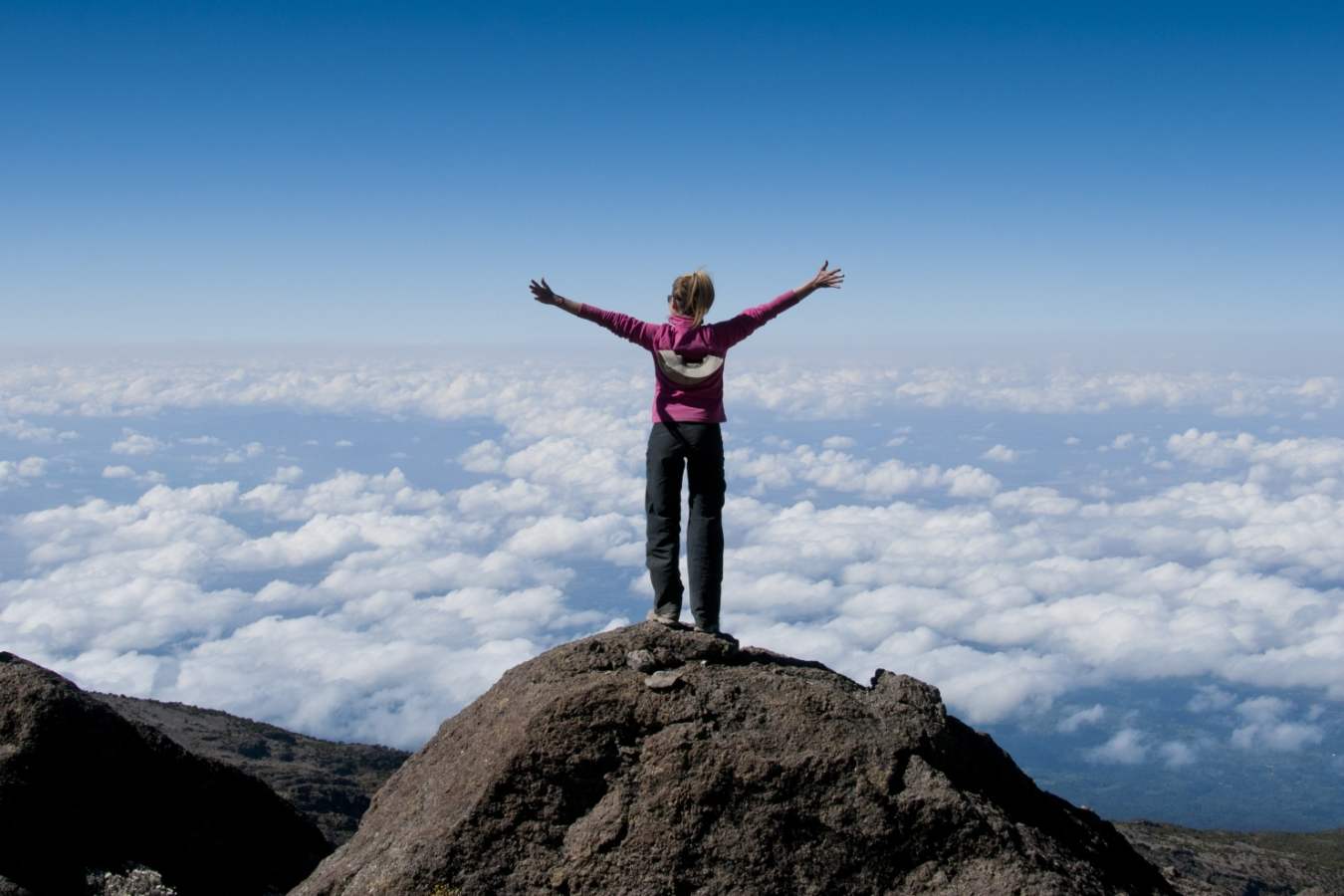 View from the top - Kilimanjaro