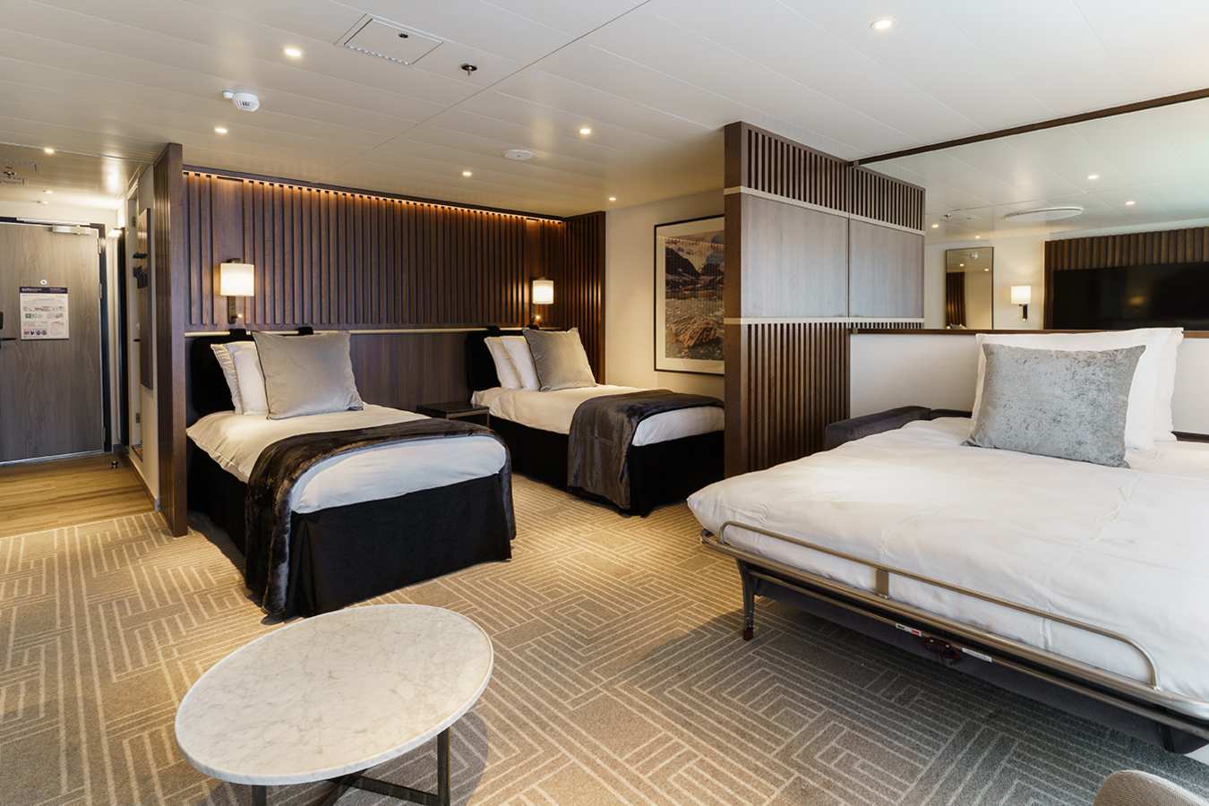 Penthouse Suite showing sofa bed