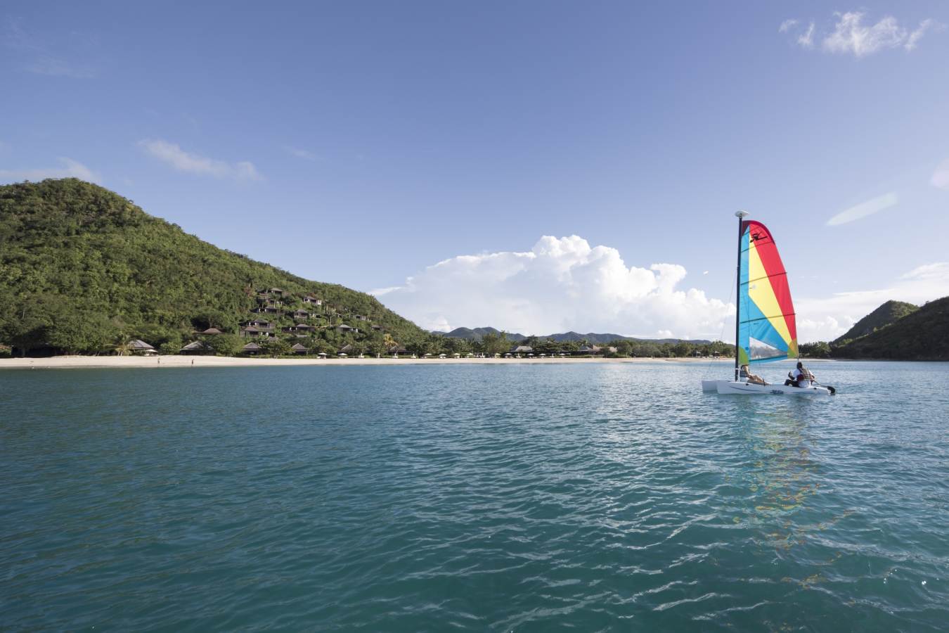 Sailing Hermitage Bay