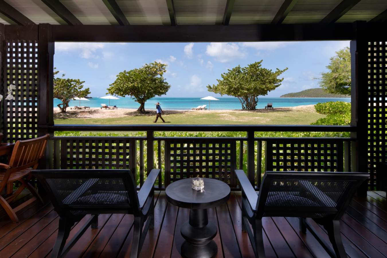 Suite Beachfront Veranda Hermitage Bay