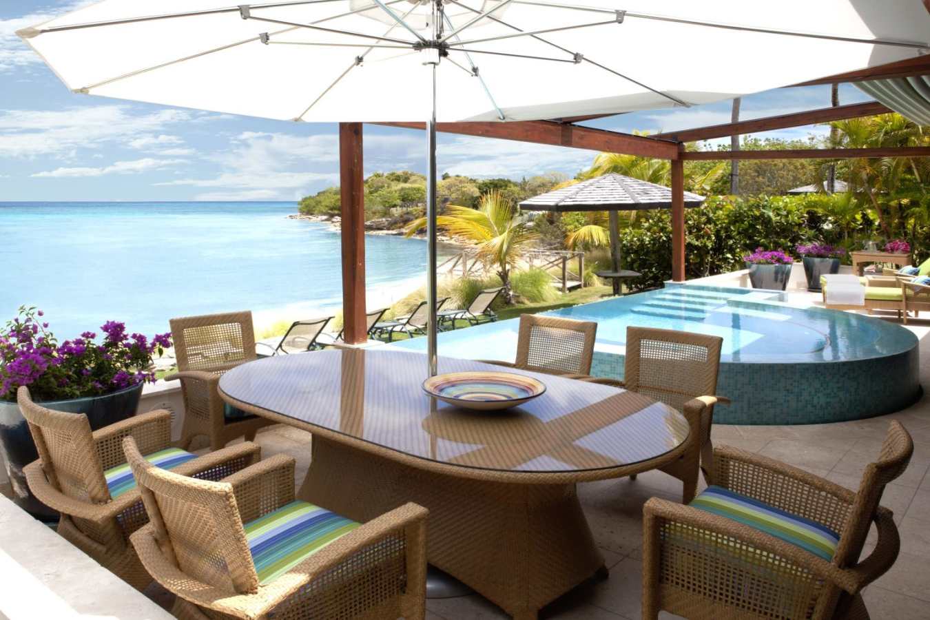 Pool Terrace - Jumby Bay Island