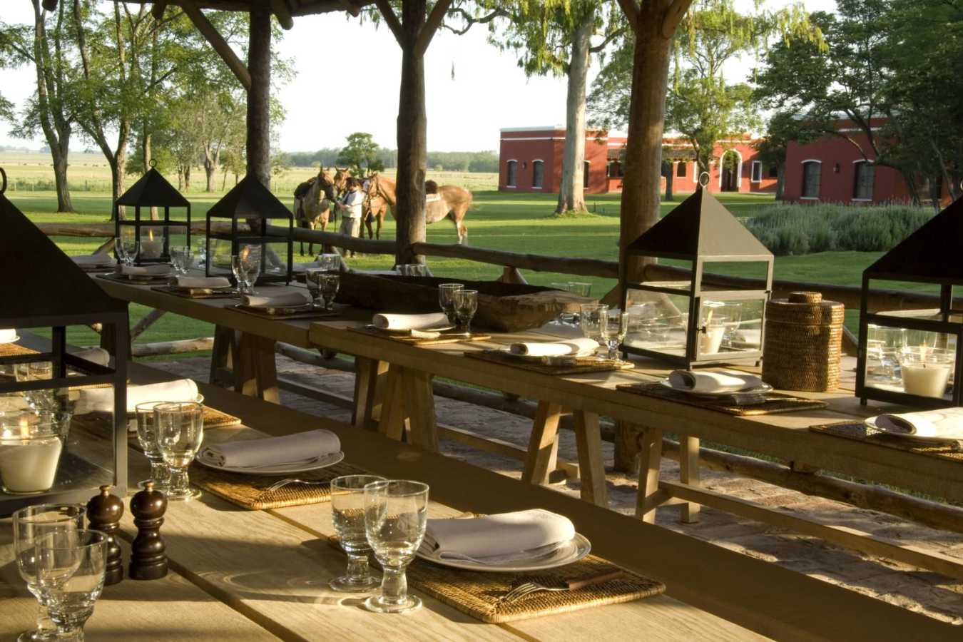 Lunch at the stables - Estancia La Bamba