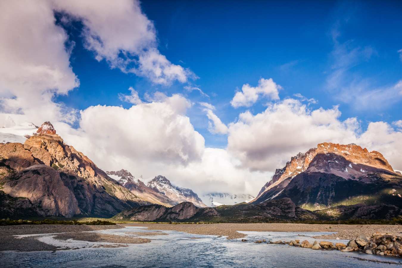 Patagonian lagoon  scenery