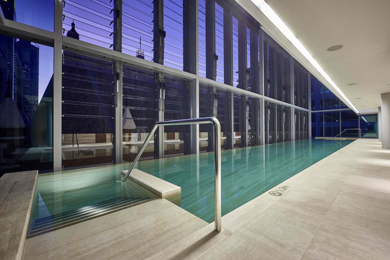 Pool at dusk  - COMO The Treasury