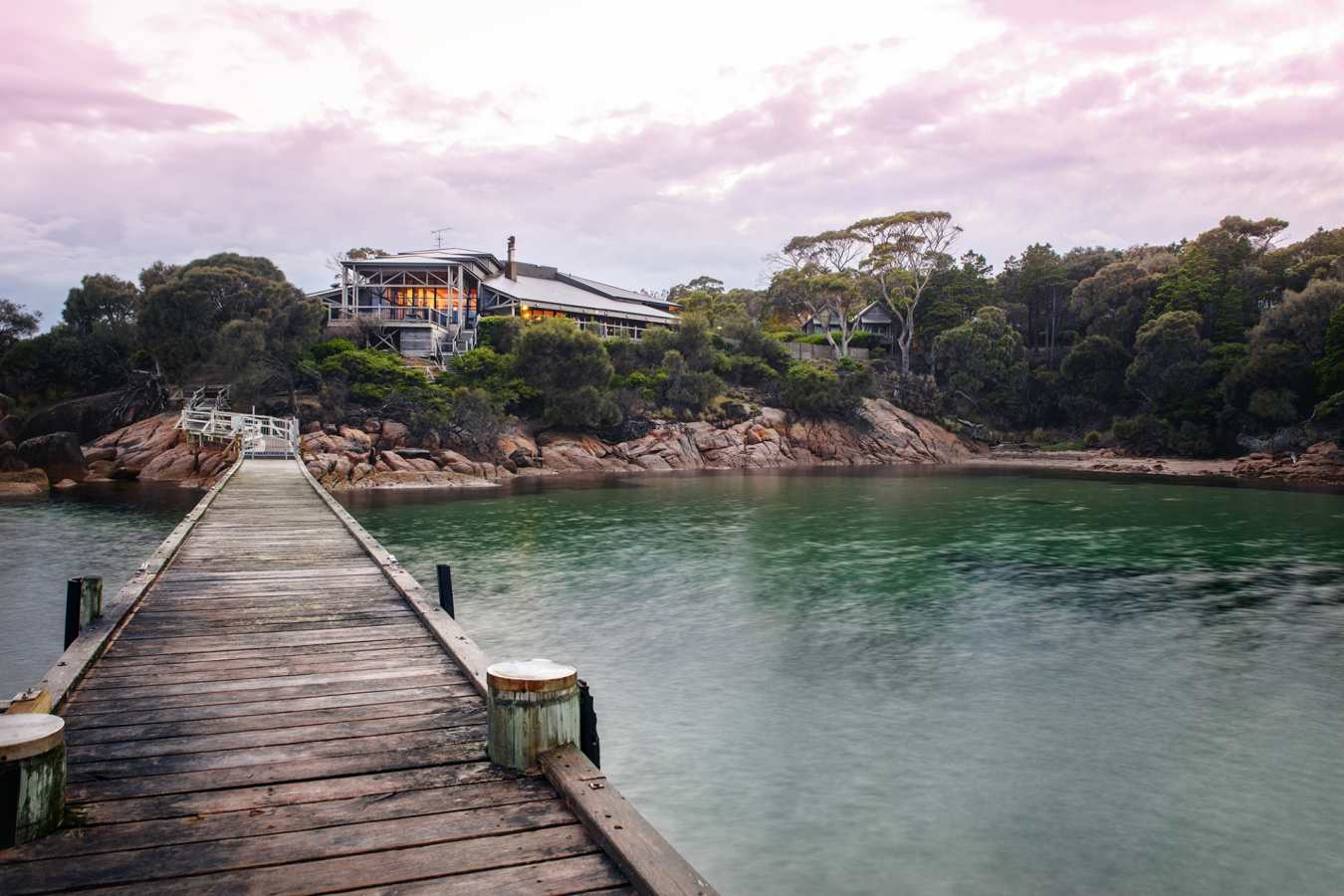 Lodge and Jetty - Freycinet Lodge