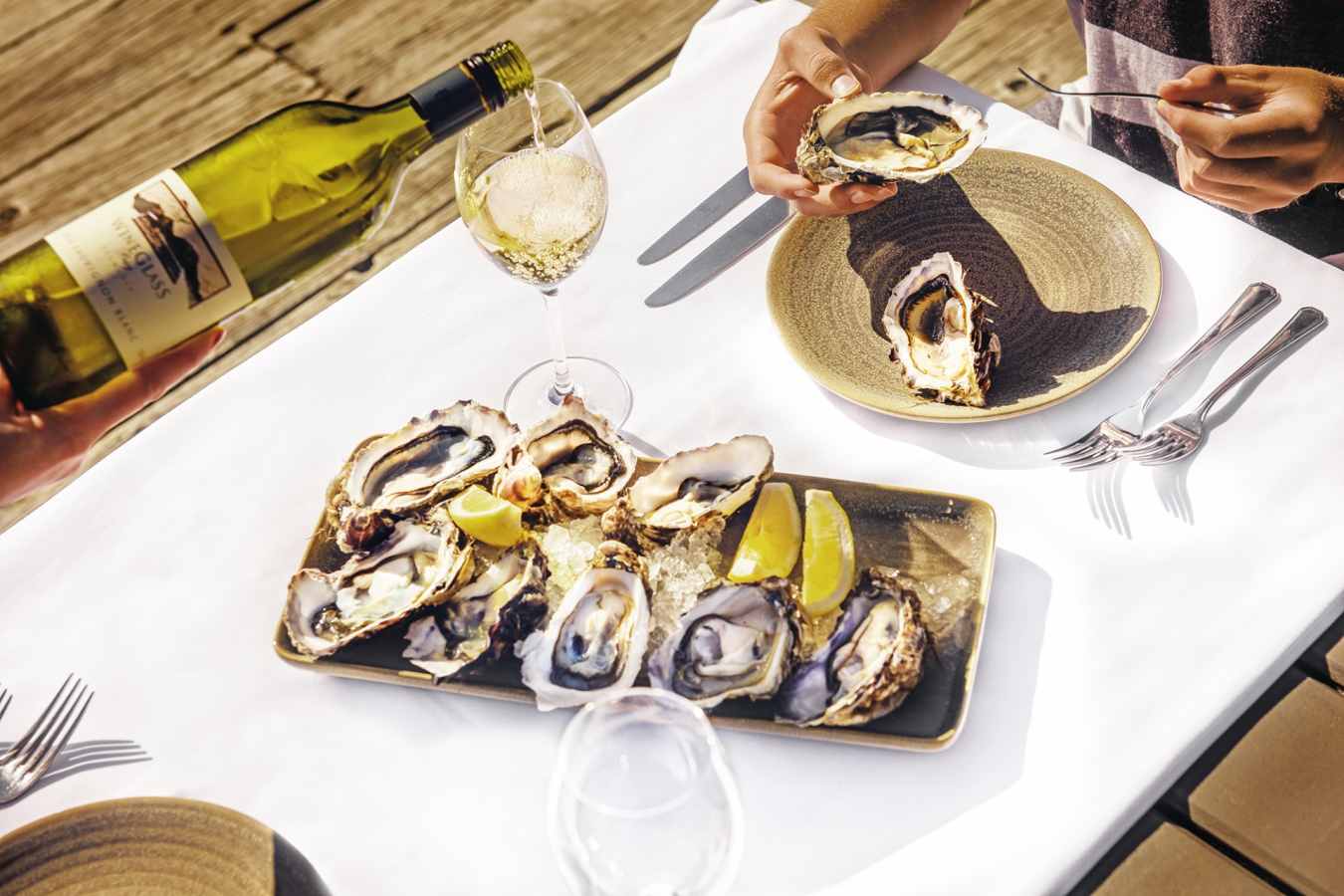 Oysters - Freycinet Lodge
