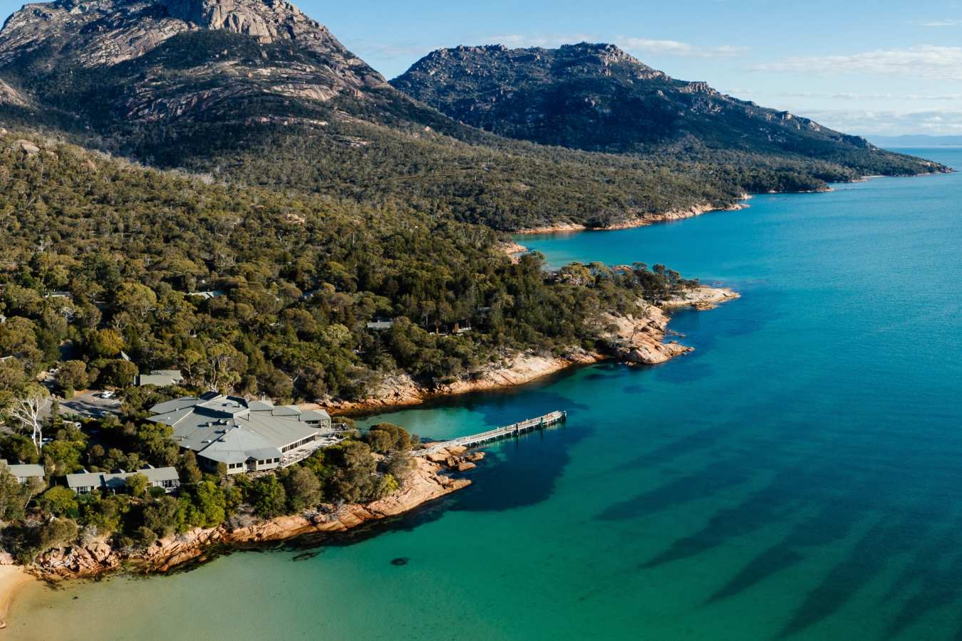 Aerial - Freycinet Lodge