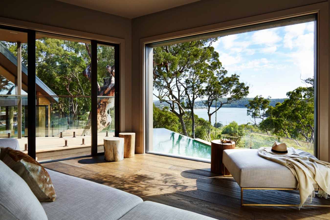 View of Pool from Suite - Pretty Beach House