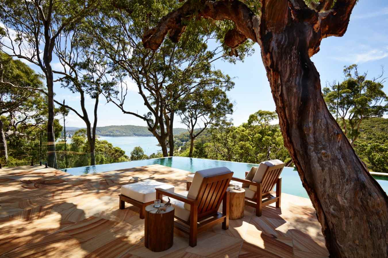 Pool and View - Pretty Beach House