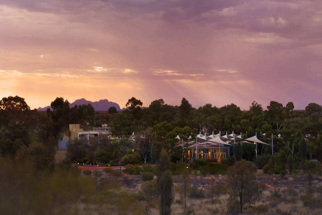 Sunset - Sails in the Desert