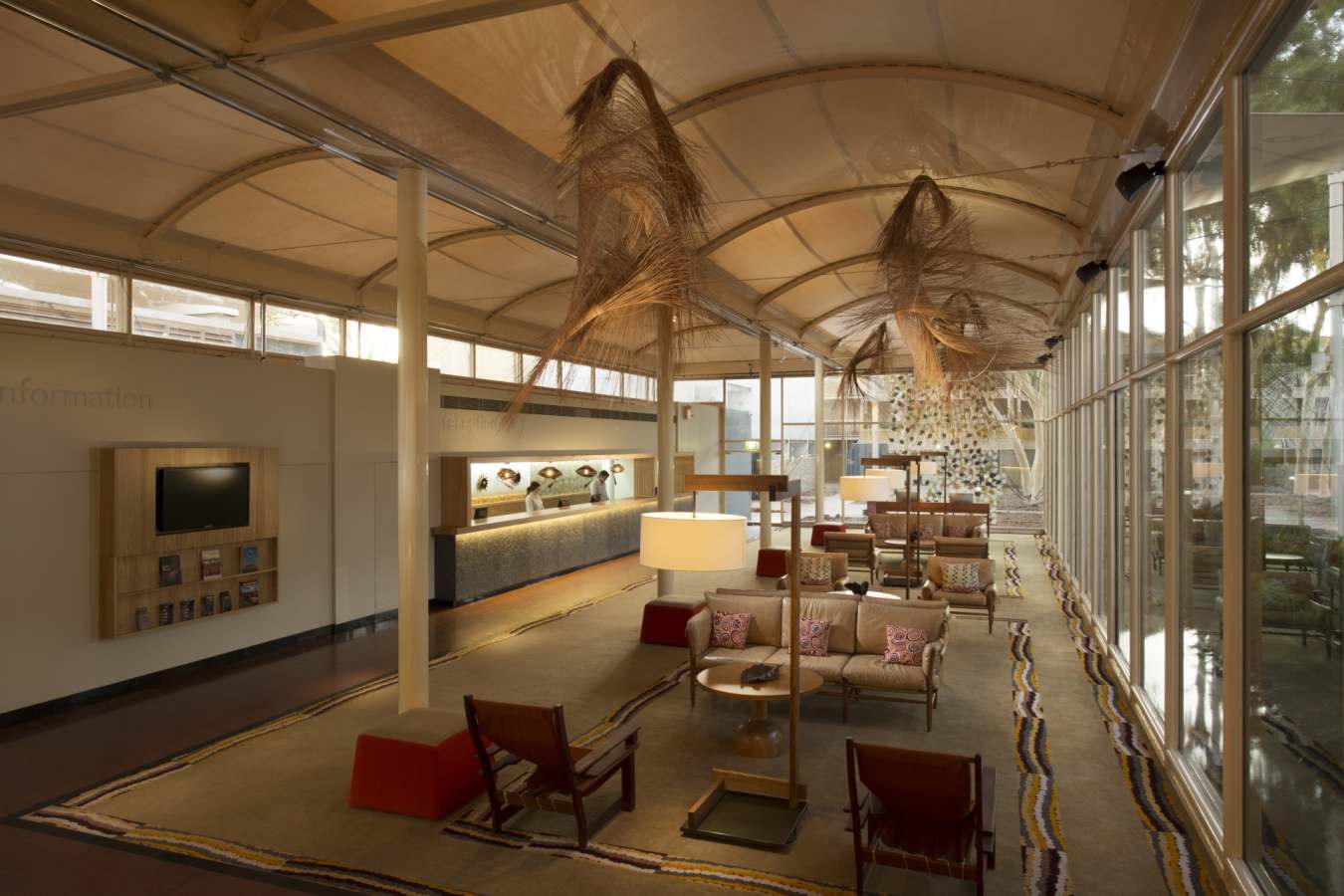 Reception - Sails in the Desert