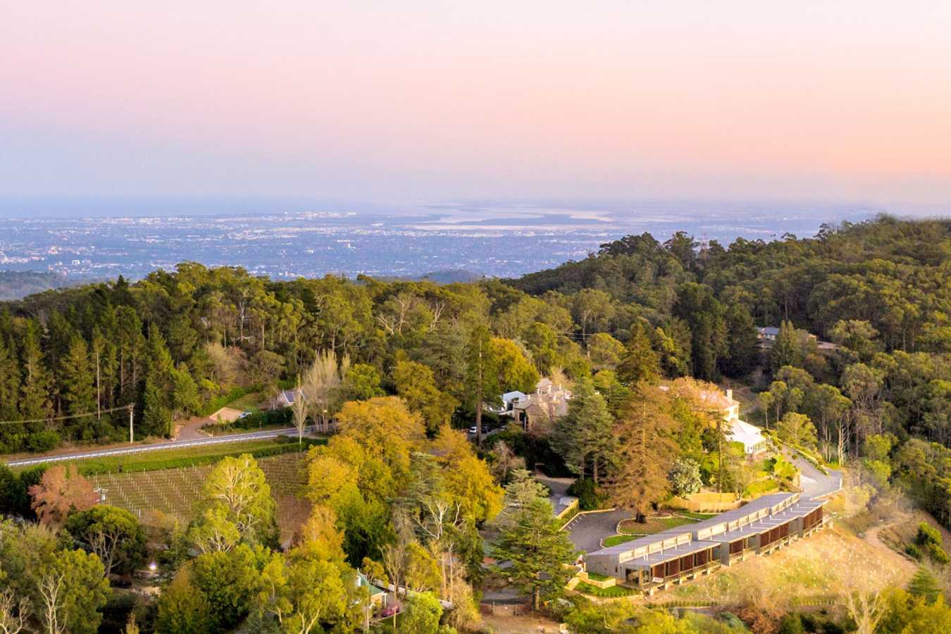 Aerial View - Sequoia Lodge 