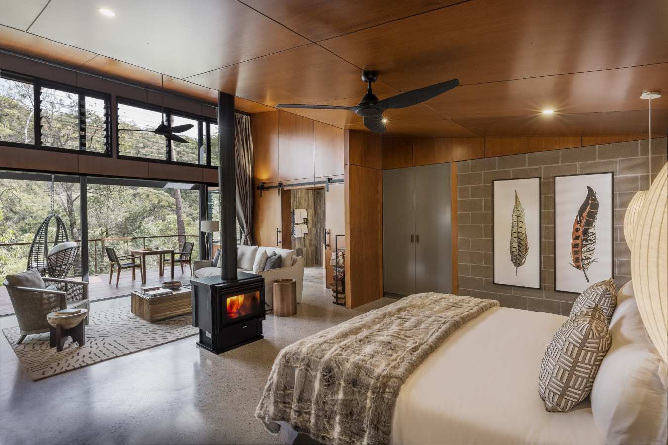 Escarpment Suite Bedroom - Spicers Sangoma Retreat