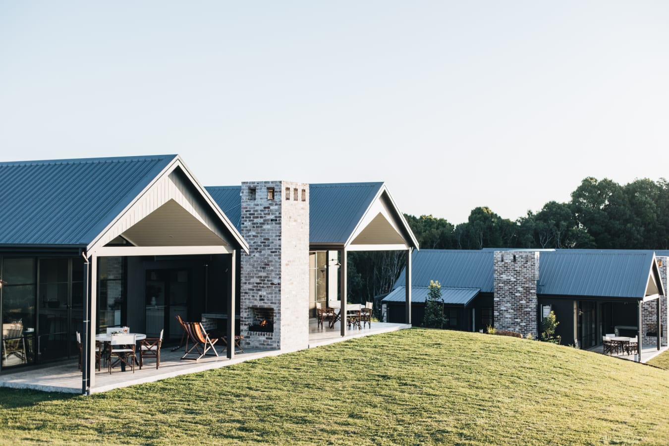 Outdoor Area and Fireplace