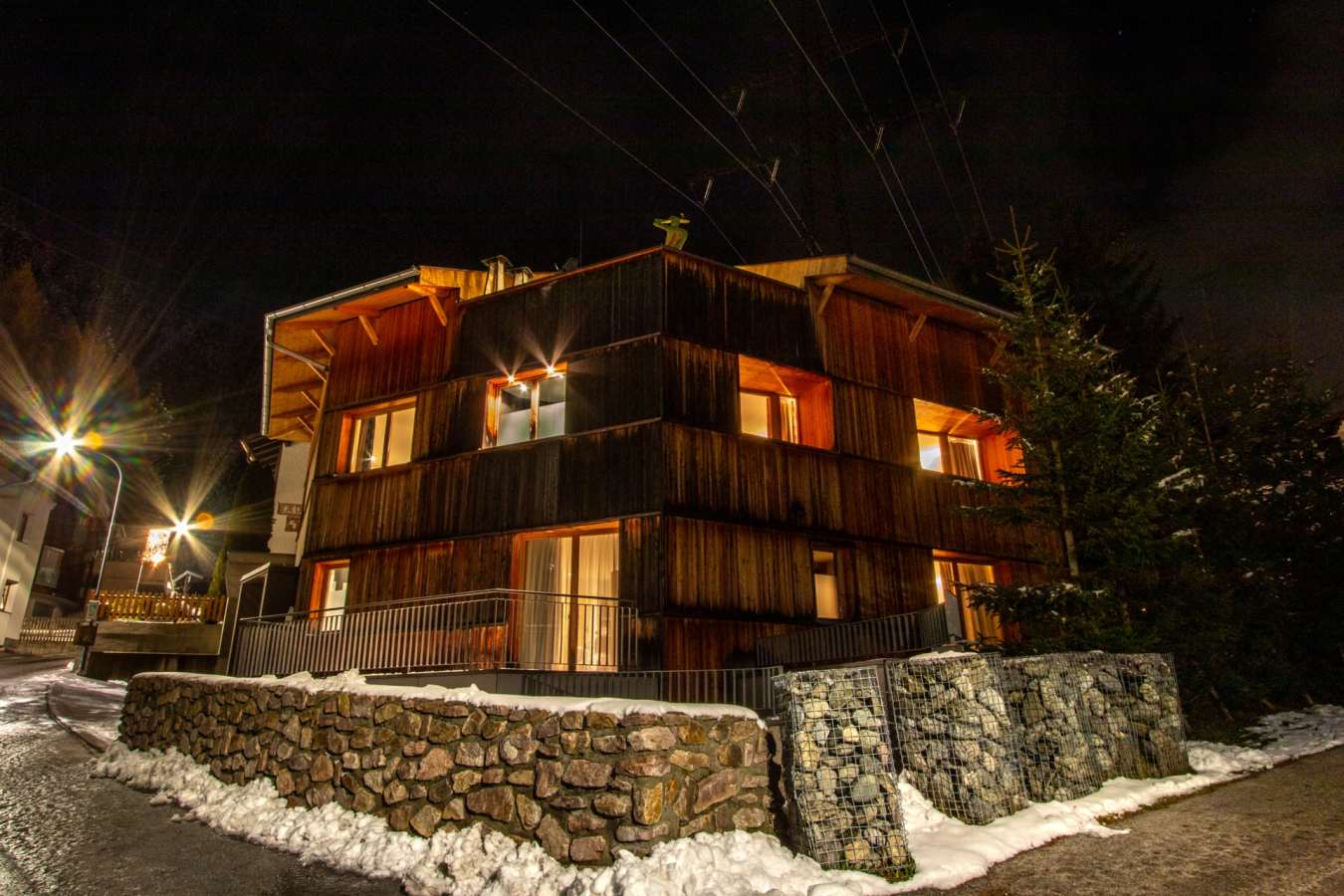 Exterior at night - Chalet Artemis