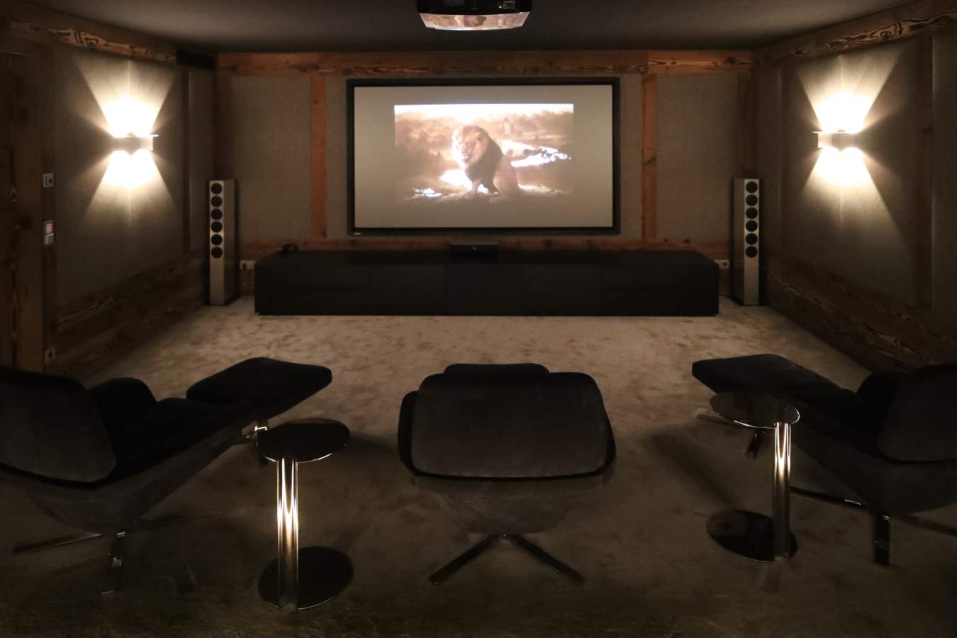 Cinema Room in Residence - Severins Alpine Retreat
