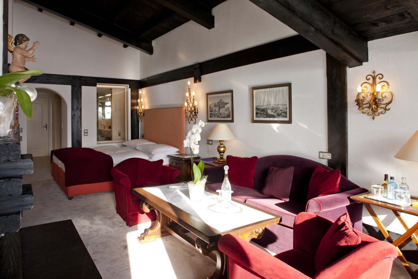 Suite with fireplace - Thurners Alpenhof
