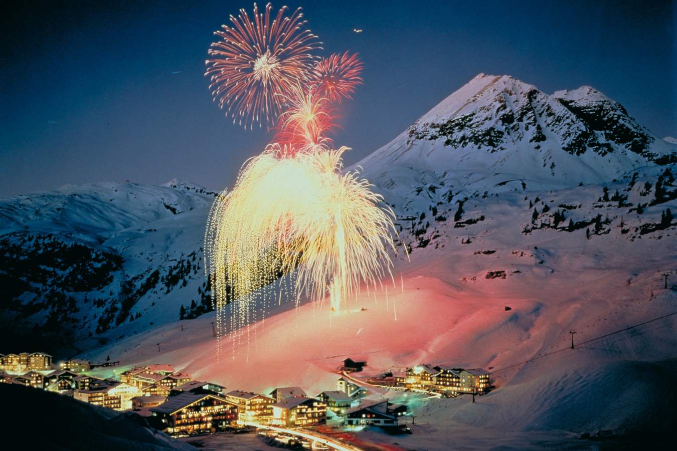 Fireworks in Zurs