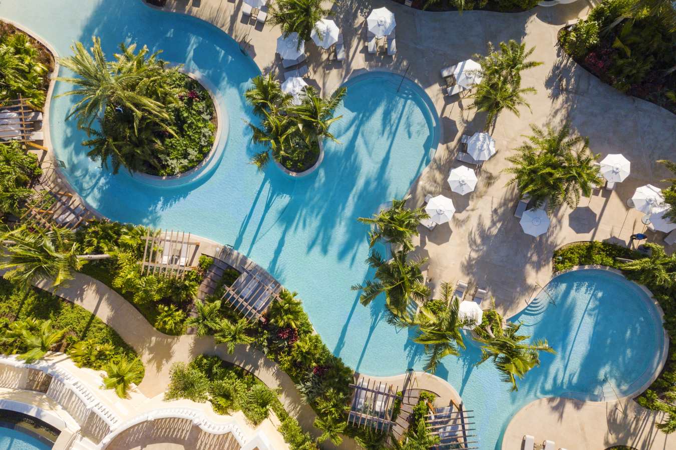 Lagoon Pool 3 birds eye view 