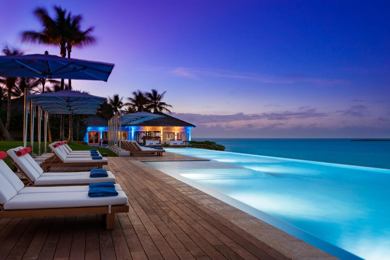 Ocean Pool at night  - The Ocean Club