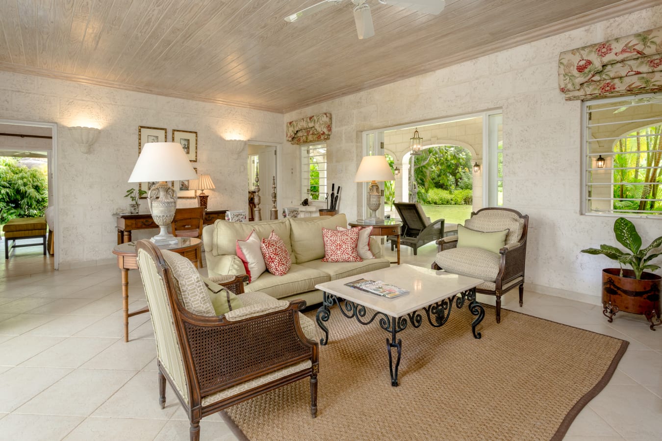 The Living Room of Ixora Villa 
