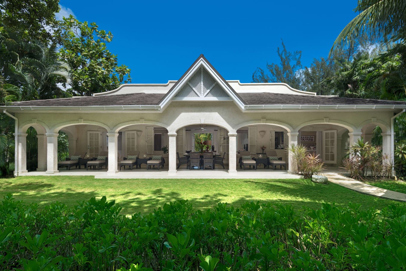 The Exterior of Tamarind Villa 