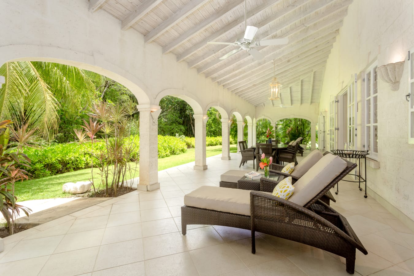 The Patio of Tamarind Villa 
