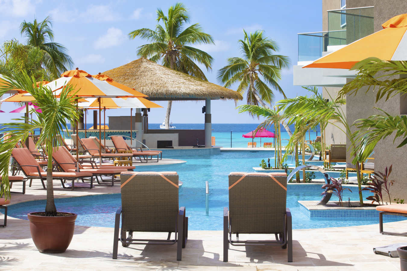 Adults-only pool- loungers