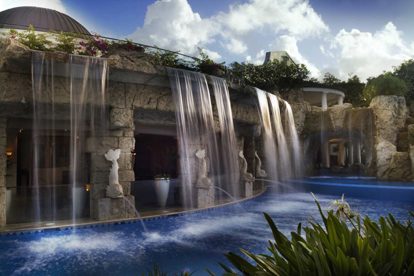 Waterfall at the Spa - Sandy Lane