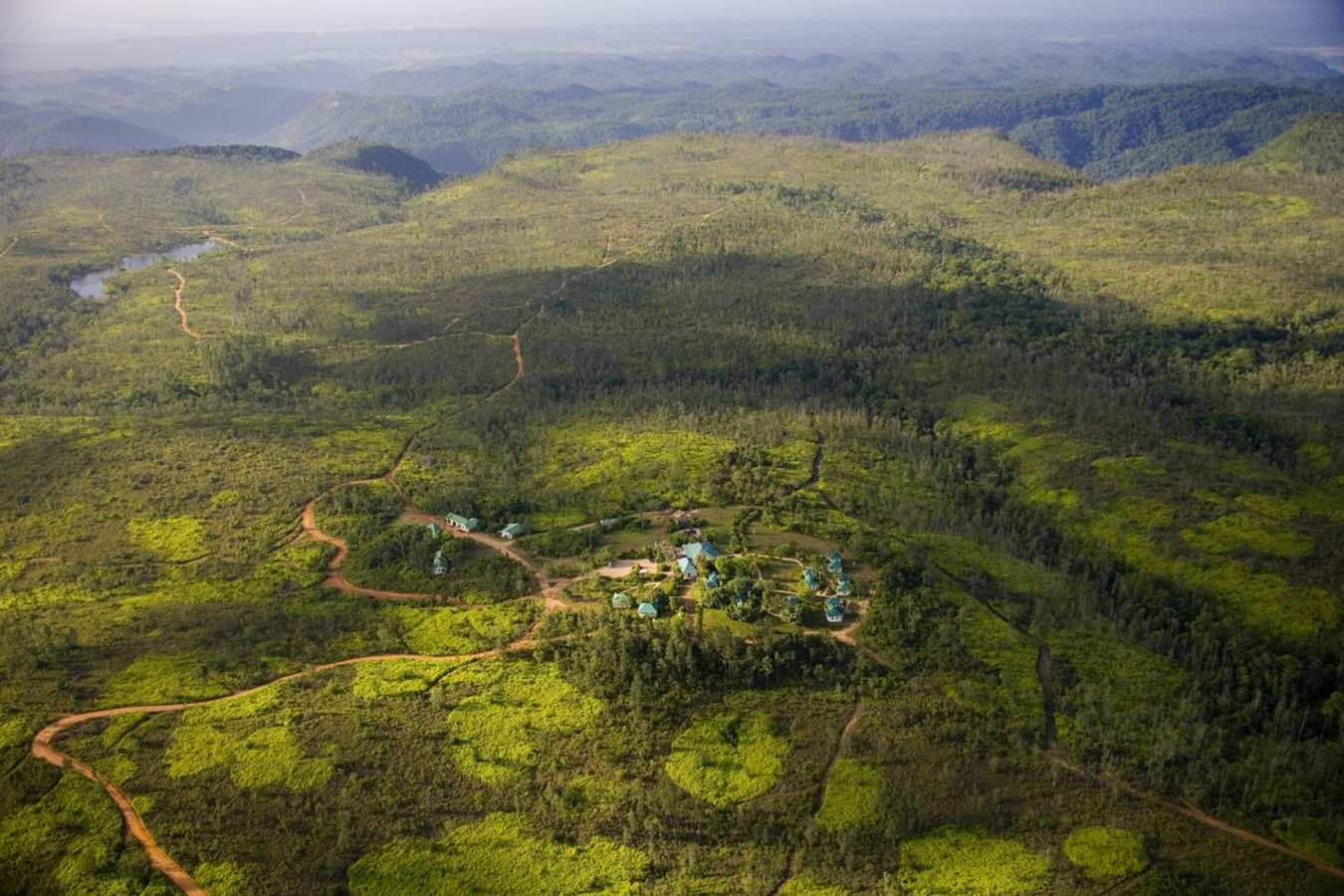 Aerial shot of Hidden Valley