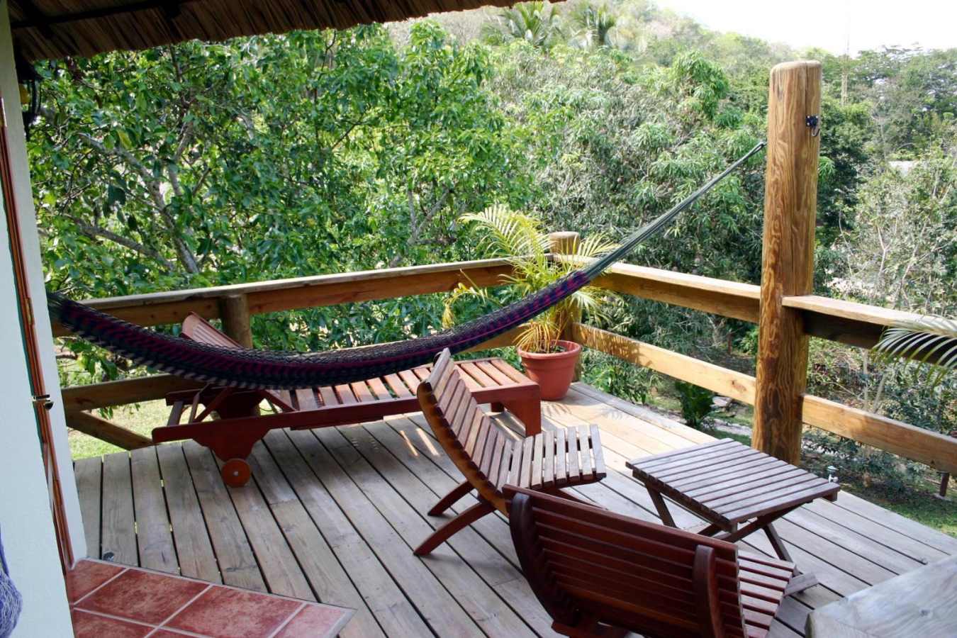 The veranda - The Lodge at Chaa Creek