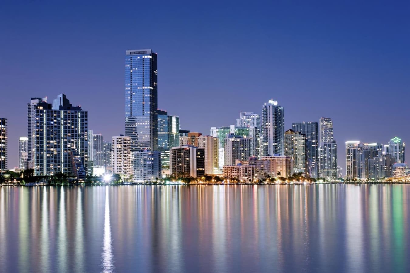 Miami at night