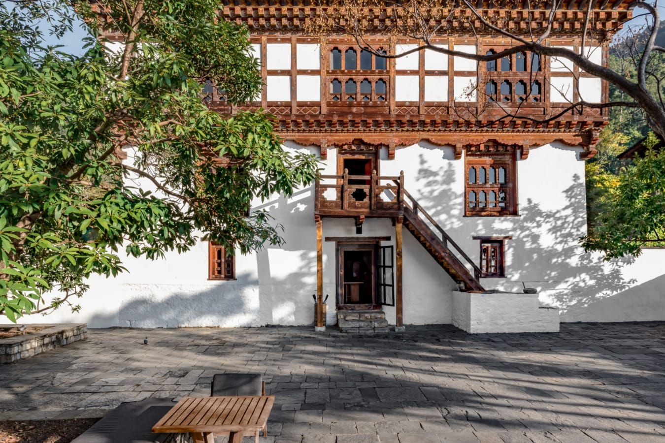 Farmhouse Courtyard