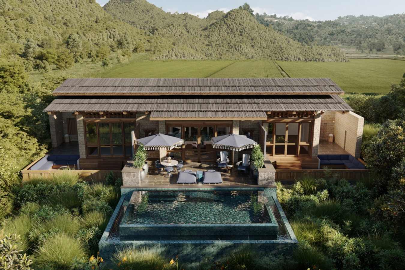 Outdoor View of Room