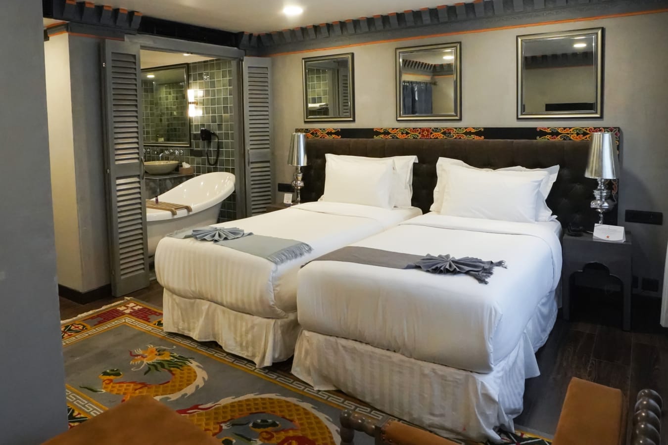 Twin Grey Room