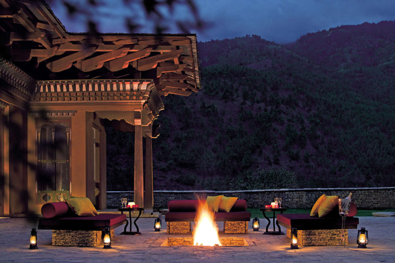 Outside Seating Area - Taj Tashi